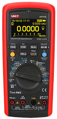 优利德 UT171C 工业真有效值万用表