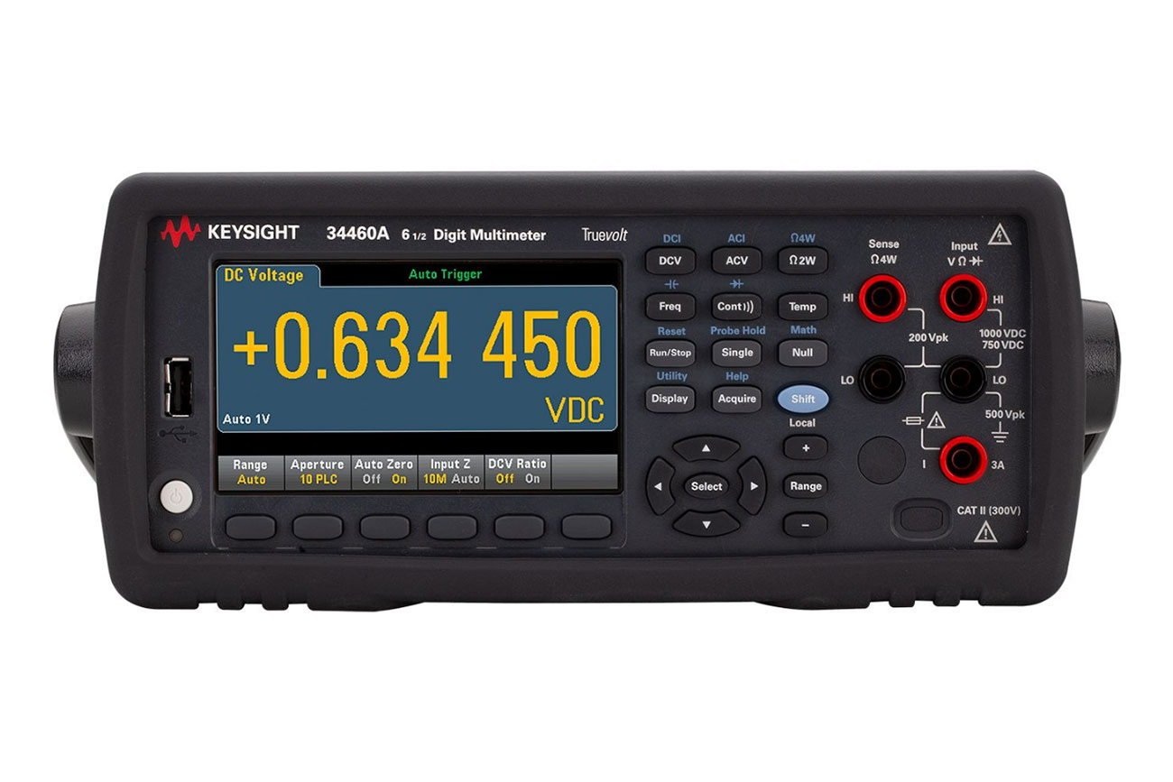 KEYSIGHT 34460A 数字万用表,6位半,基础 Truevolt 数字万用表