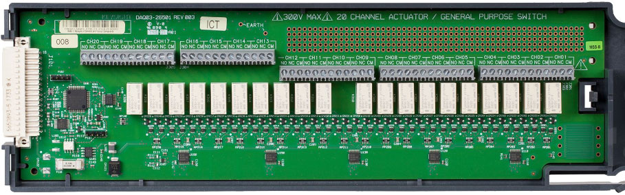 KEYSIGHT DAQM903A 适用于 DAQ970A 的 20 通道执行器/通用开关模块