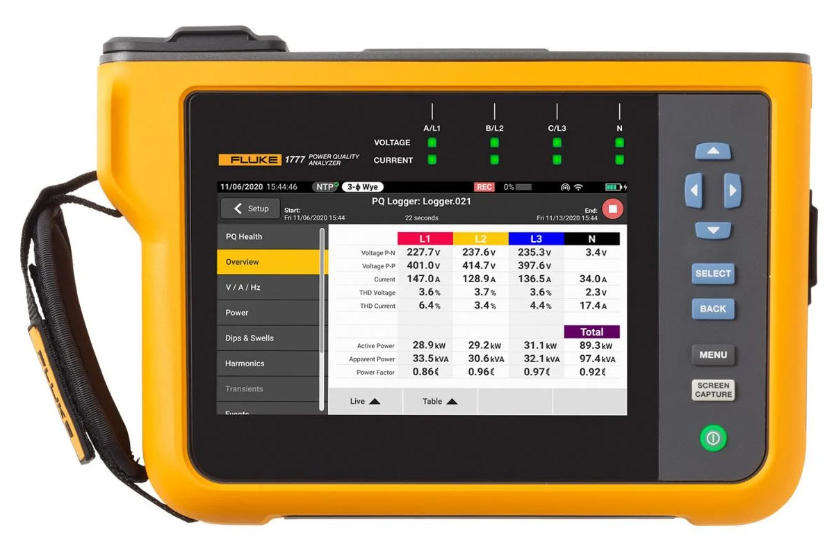 福禄克 1770系列 三相电能质量分析仪