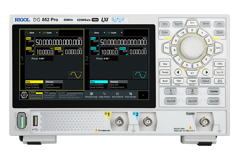普源精电 DG800 Pro系列 函数/任意波形发生器